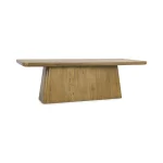 Orlando Solid Wood Rectangle Dining Table Dining Tables Brown 11