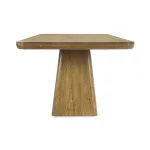 Orlando Solid Wood Rectangle Dining Table Dining Tables Brown 14