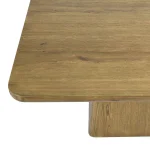 Orlando Solid Wood Rectangle Dining Table Dining Tables Brown 15