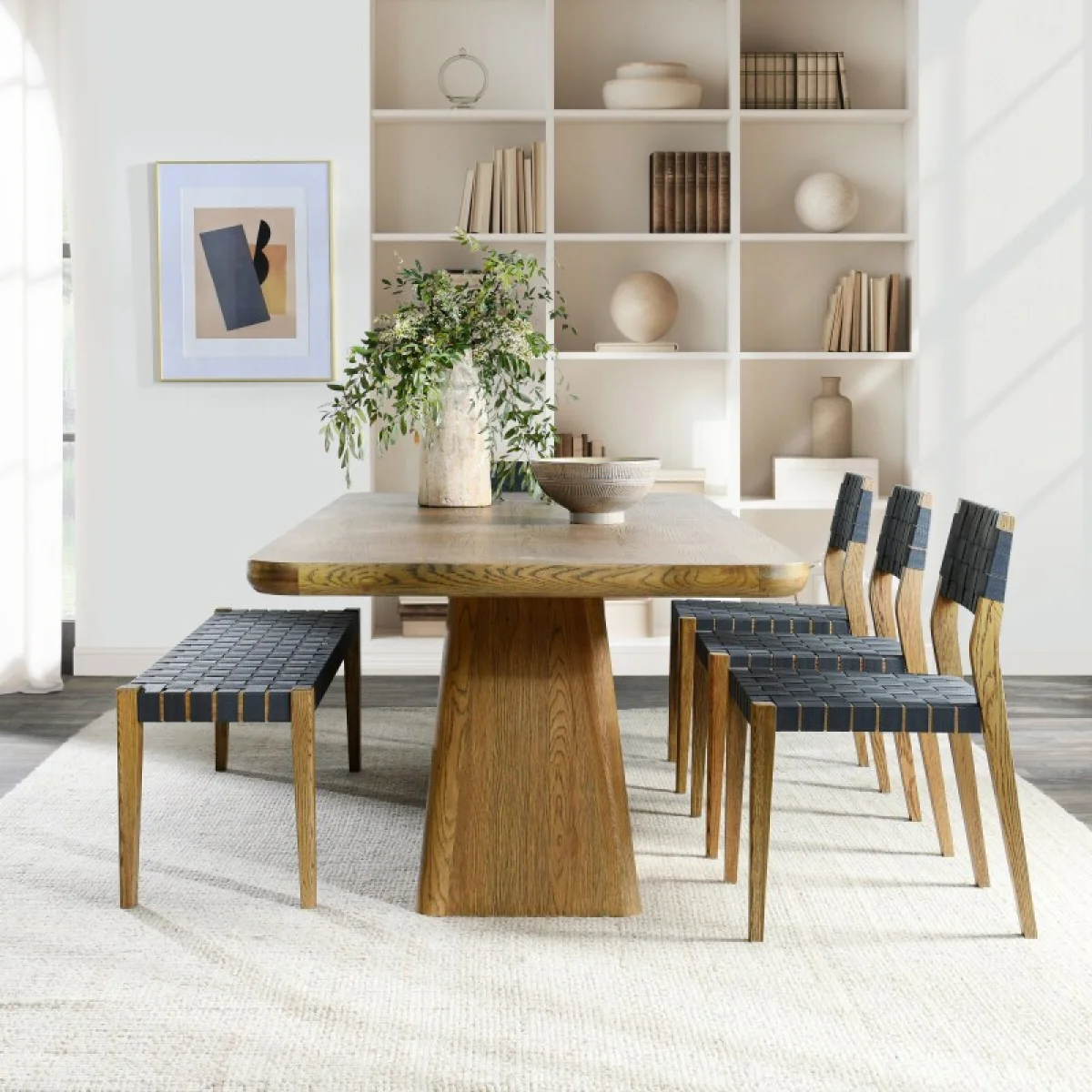 Orlando Solid Wood Rectangle Dining Table Dining Tables Brown 10