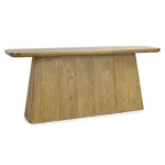 Orlando Solid Wood Rectangle Console Table Console Tables Brown 11