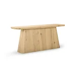 Orlando Solid Wood Rectangle Console Table - True Natural