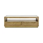 Fallbook Solid Wood Rectangle 4dwr Coffee Table - Image 3