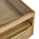 Fallbook Solid Wood Rectangle 4dwr Coffee Table - Image 7