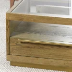 Fallbook Solid Wood Rectangle 4dwr Coffee Table - Image 11