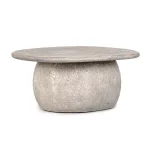 Britney Outdoor Round Coffee Table Outdoor Tables Classic Home 12