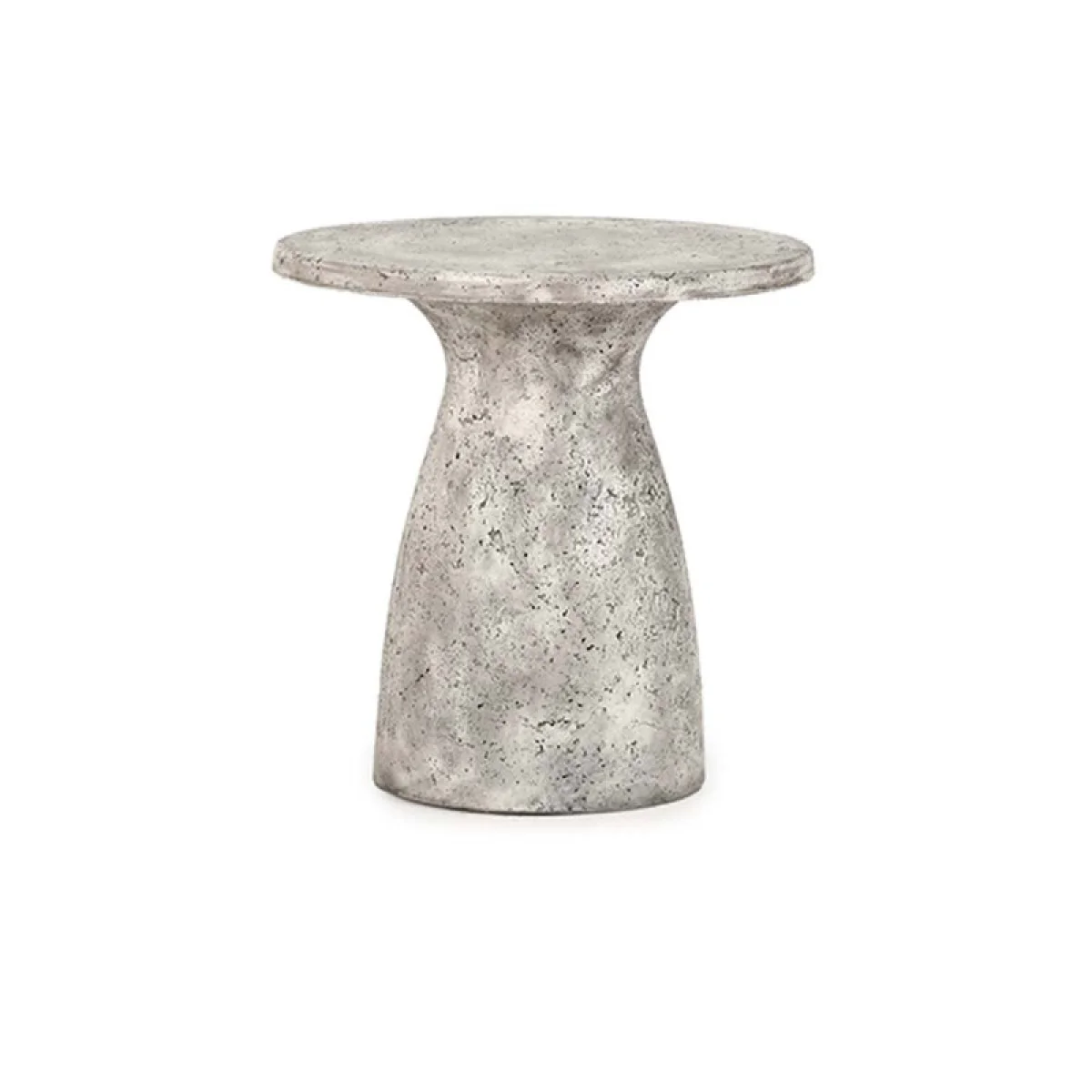 Collins Outdoor Round Accent Table – Light Gray Outdoor Tables Classic Home 4