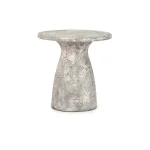 Collins Outdoor Round Accent Table – Light Gray Outdoor Tables Classic Home 10