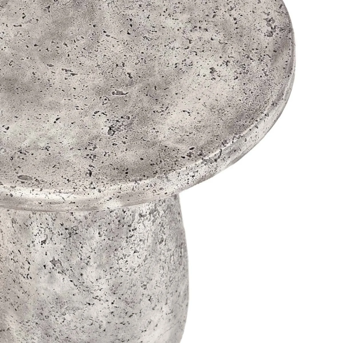 Collins Outdoor Round Accent Table – Light Gray Outdoor Tables Classic Home 7