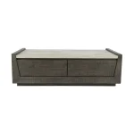 Tori Solid Wood Rectangle Coffee Table - Image 4