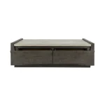 Tori Solid Wood Rectangle Coffee Table - Image 5