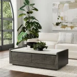 Tori Solid Wood Rectangle Coffee Table - Image 10