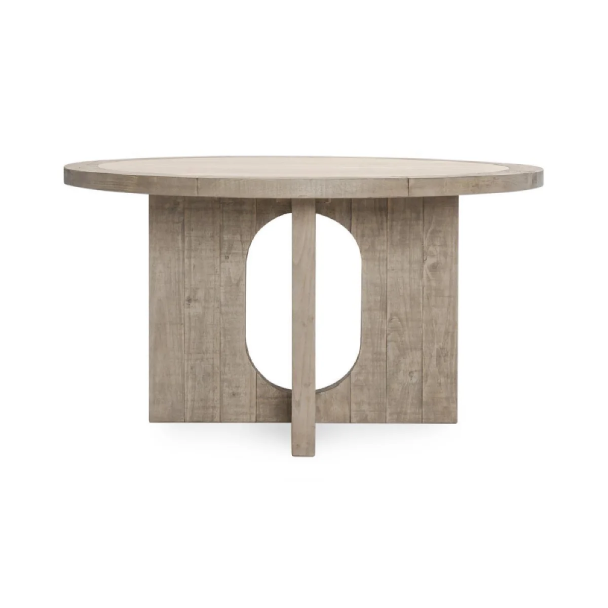 Talbot Solid Wood Round Dining Table Dining Tables Brown 6