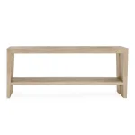 Troy Solid Wood Rectangle Console Table – Aged Cream Console Tables Aged Cream 15