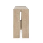 Troy Solid Wood Rectangle Console Table – Aged Cream Console Tables Aged Cream 16