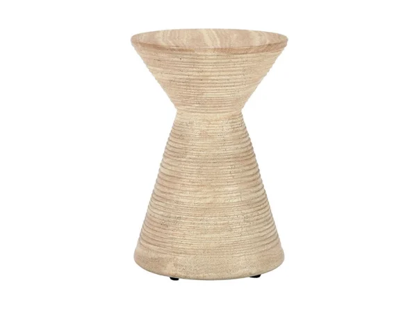 Troy Solid Wood Square End Table – Aged Cream End tables Aged Cream 21