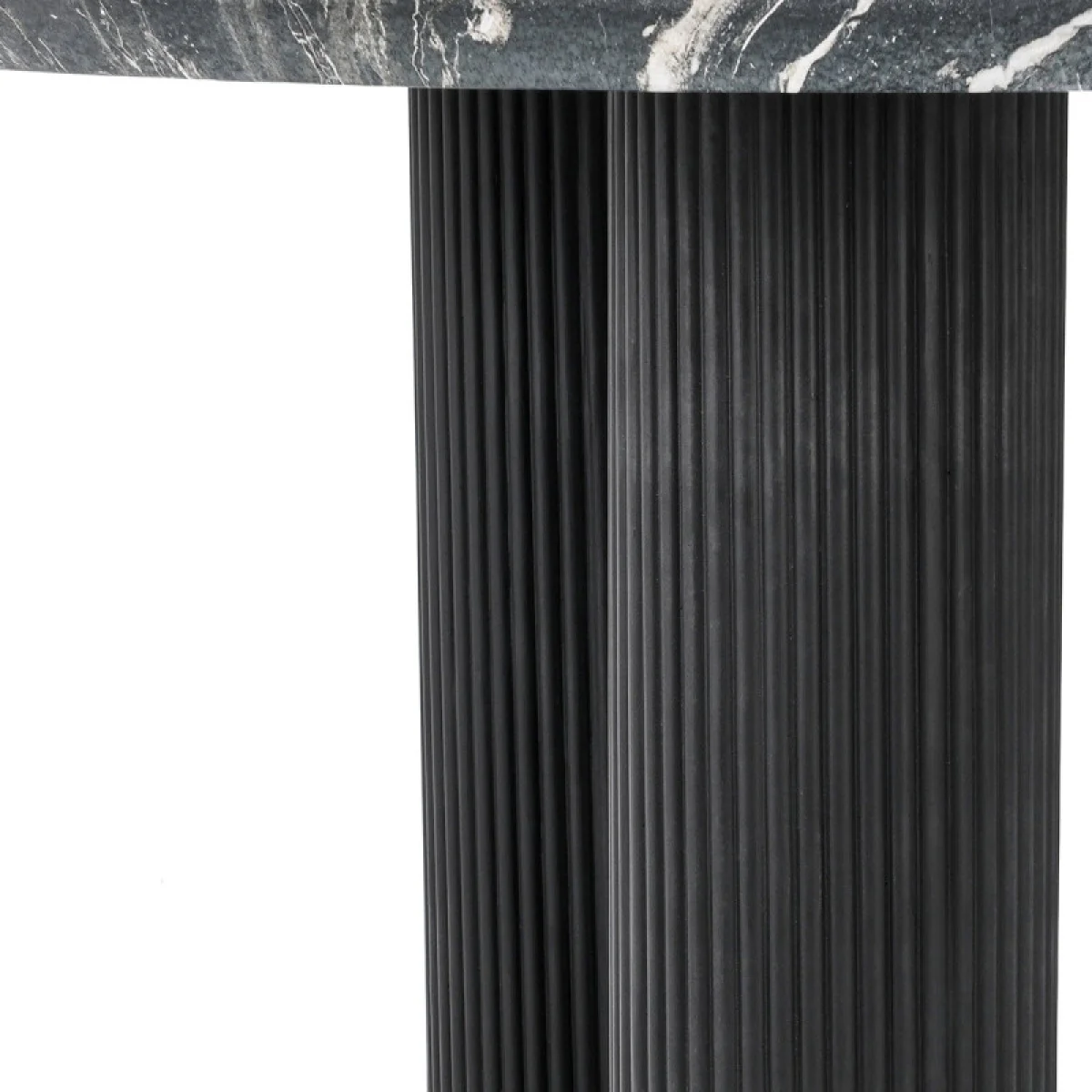Adrian Outdoor Round Dining Table Outdoor Dining Tables black 9