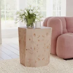 Avena Solid Wood Square End Table End tables Classic Home 15