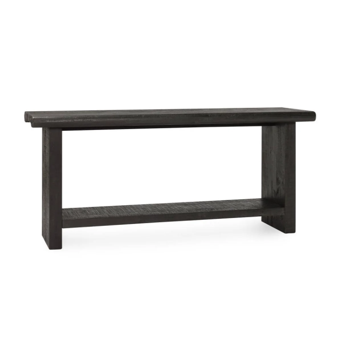 Larson Solid Wood Rectangle Console Table Console Tables black 4