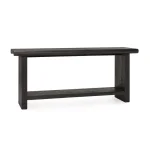 Larson Solid Wood Rectangle Console Table Console Tables black 11