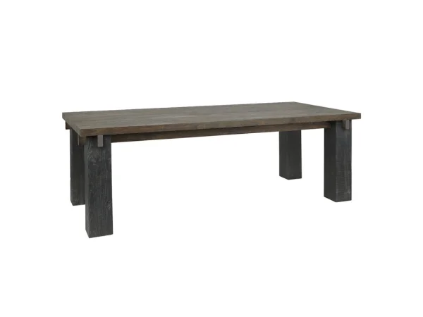 Duncan Solid Wood Rectangle Dining Table Dining Tables Brown