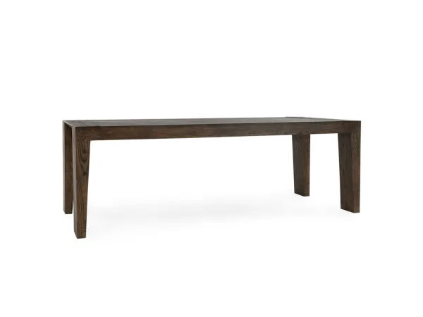 Troy Solid Wood Rectangle Dining Table Dining Tables Brown