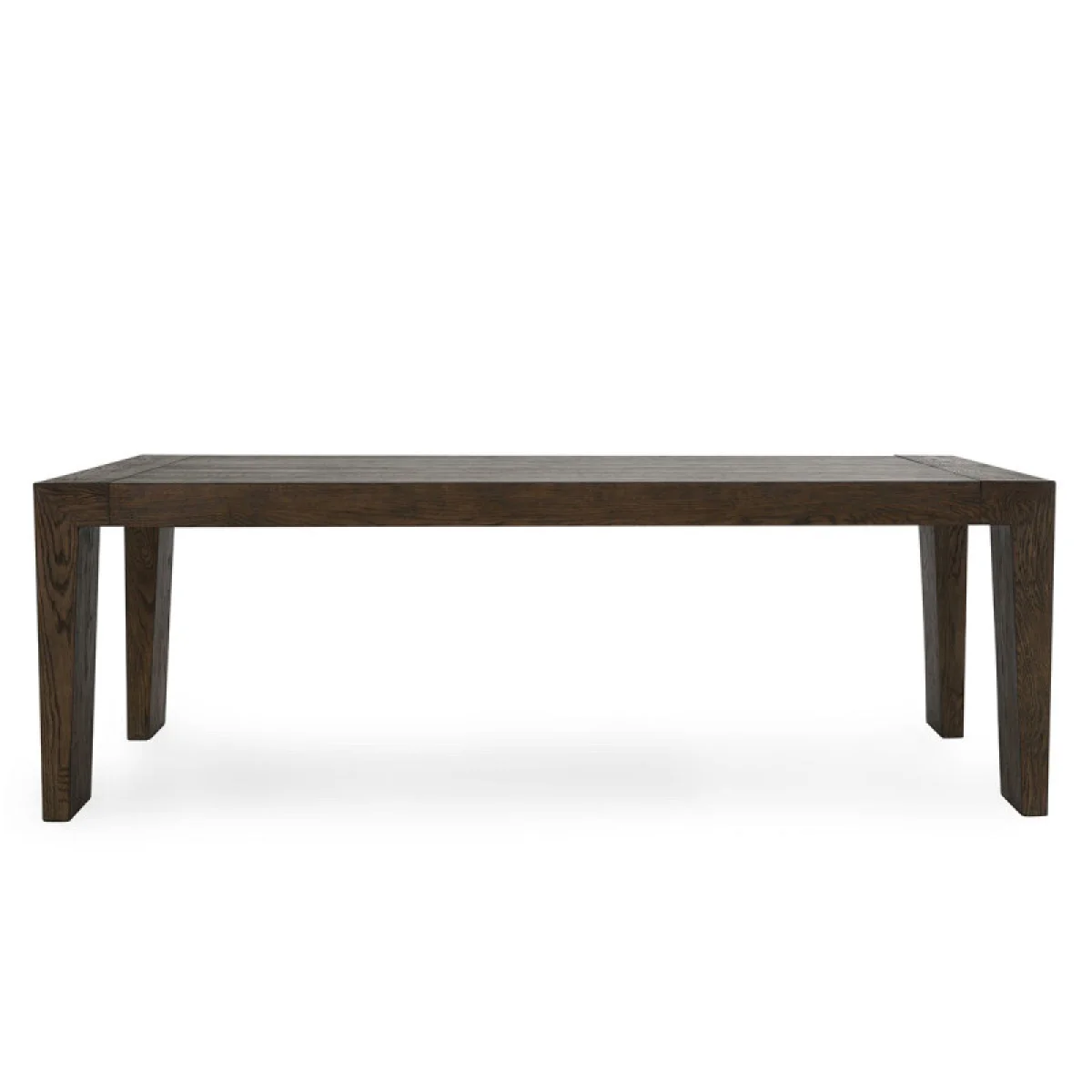 Troy Solid Wood Rectangle Dining Table Dining Tables Brown 6