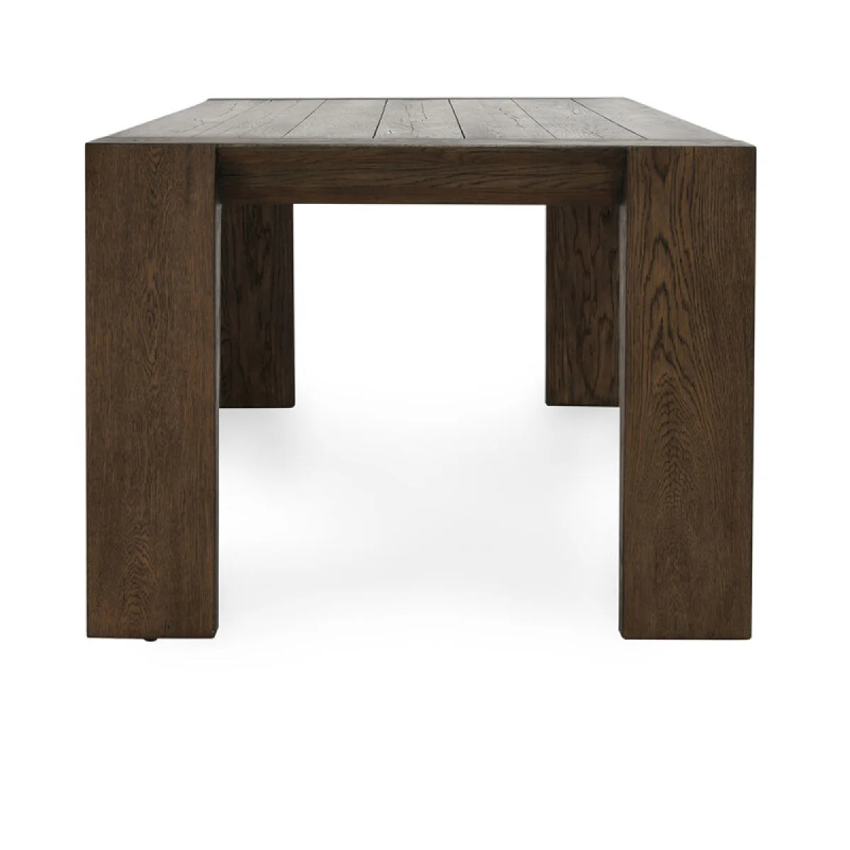 Troy Solid Wood Rectangle Dining Table Dining Tables Brown 7