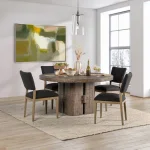 Rosemount Solid Wood Round Dining Table - Image 8