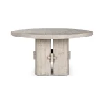Rosemount Solid Wood Round Dining Table – White Wash Dining Tables Classic Home 14