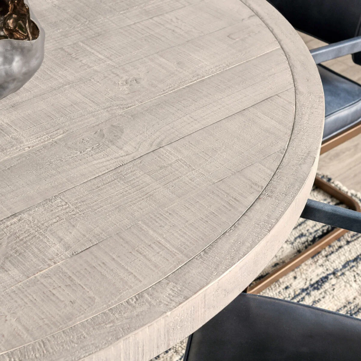 Rosemount Solid Wood Round Dining Table – White Wash Dining Tables Classic Home 11