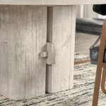 Rosemount Solid Wood Round Dining Table – White Wash Dining Tables Classic Home 22