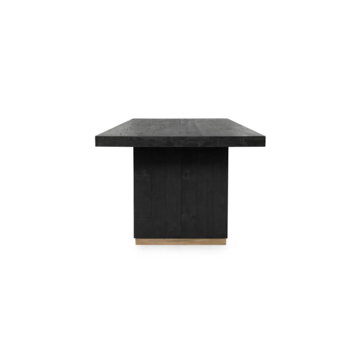 Lynx Solid Wood Rectangle Dining Table – Carbon Black Dining Tables black 7