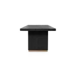 Lynx Solid Wood Rectangle Dining Table – Carbon Black Dining Tables black 16