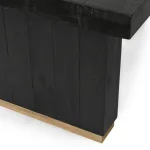 Lynx Solid Wood Rectangle Dining Table – Carbon Black Dining Tables black 19
