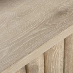 Tiber Solid Wood Rectangle Console Table - Cream Washed - Image 5