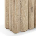 Tiber Solid Wood Rectangle Console Table - Cream Washed - Image 6