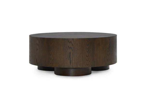 Runa Oak Veneer 42″ Coffee Table Cocktail & Coffee Tables Brown