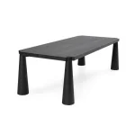Atrop Solid Wood Rectangle Dining Table – Ink Black Dining Tables black 15