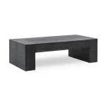 Bristol Solid Wood Rectangle Coffee Table - Black
