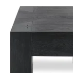 Bristol Solid Wood Square End Table - Black - Image 6