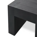 Bristol Solid Wood Square End Table - Black - Image 7
