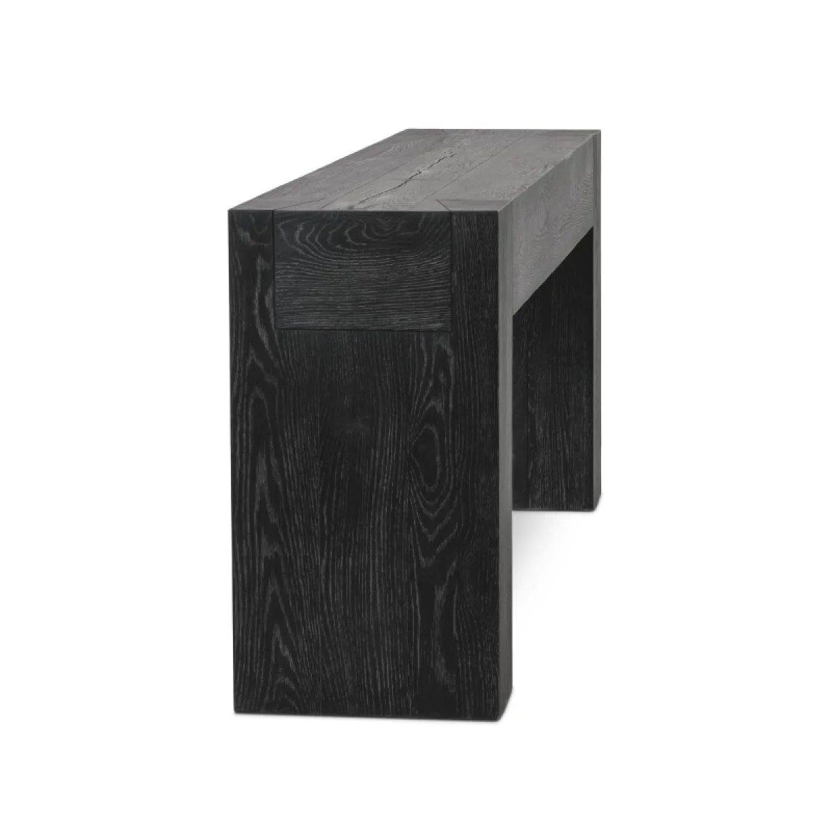 Bristol Solid Wood Rectangle Console Table – Black Console Tables black 7