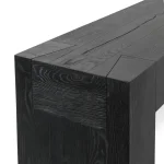 Bristol Solid Wood Rectangle Console Table – Black Console Tables black 22