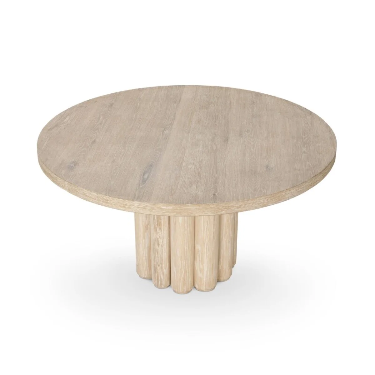 Tiber Solid Wood Round Dining Table Dining Tables Classic Home 6