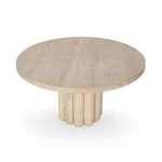 Tiber Solid Wood Round Dining Table Dining Tables Classic Home 14
