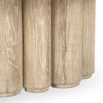 Tiber Solid Wood Round Coffee Table Cocktail & Coffee Tables Classic Home 17