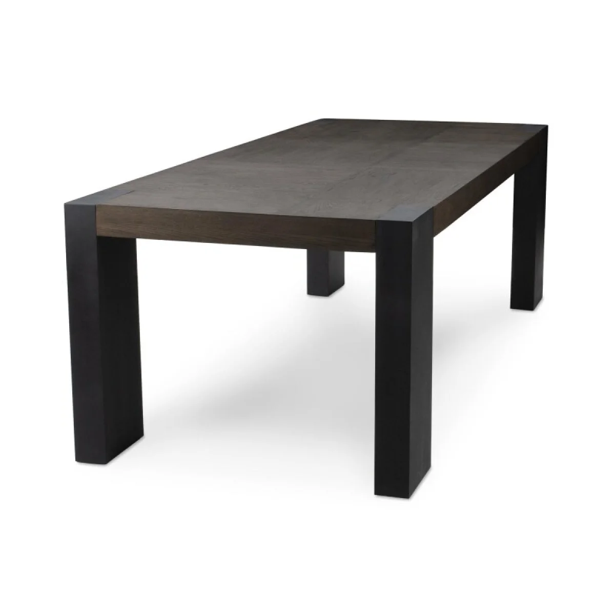 Deaven Solid Wood Rectangle Dining Table Dining Tables black 7