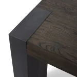 Deaven Solid Wood Rectangle Dining Table Dining Tables black 22