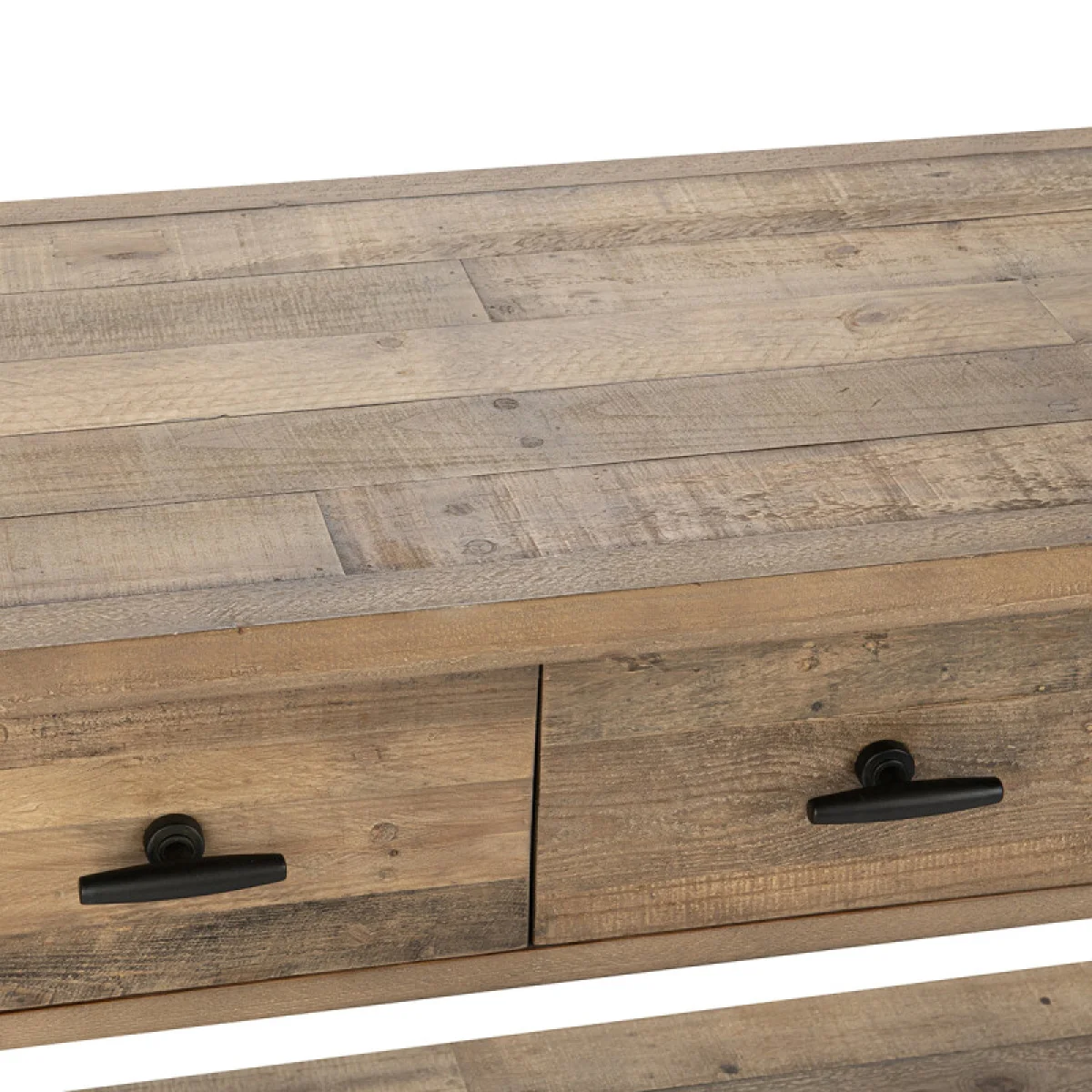 Talladega Solid Wood Rectangle Console Table Console Tables Brown 10
